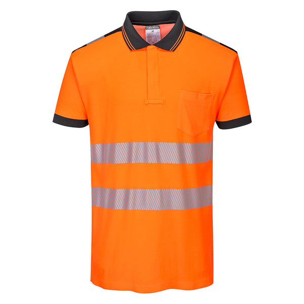 T180 - PW3 Hi-Vis Cotton Comfort Short Sleeve Polo Shirt
