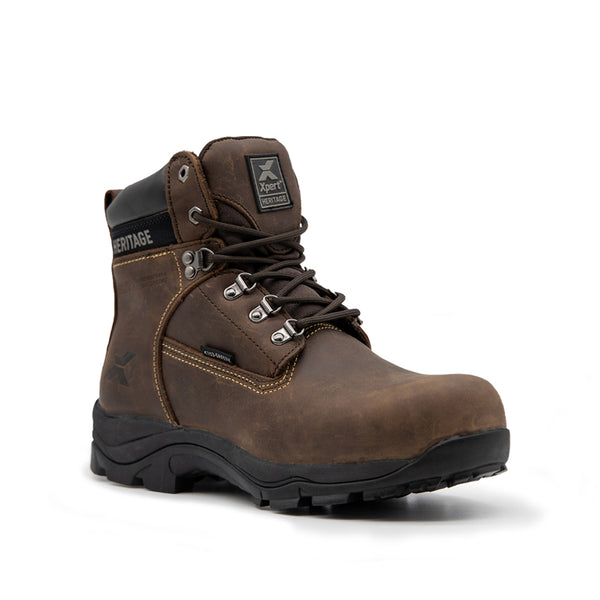 Xpert Heritage Legend Waterproof S7L Safety Boot Brown
