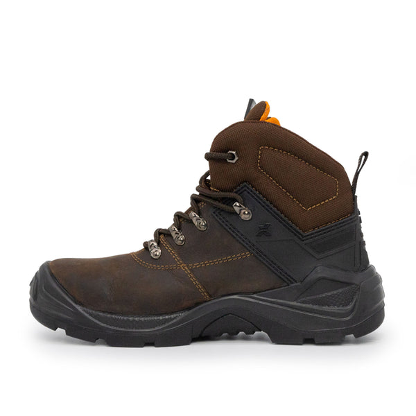 Xpert Warrior S3 Safety Laced Boot Brown