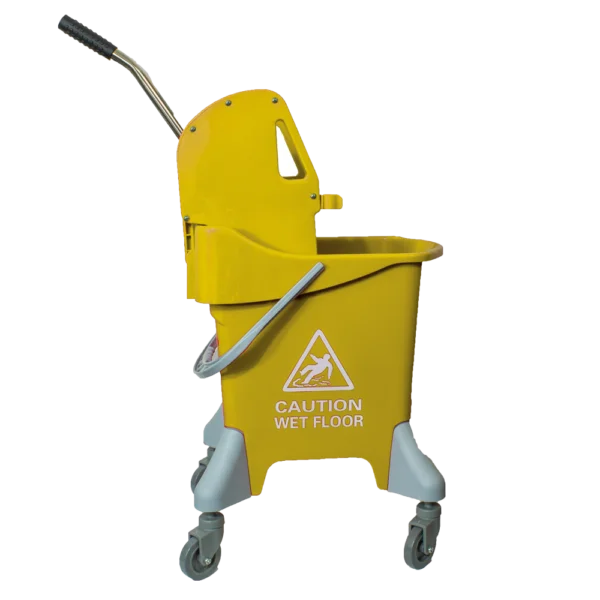 Kentucky mopping system with yellow bucket and wringer