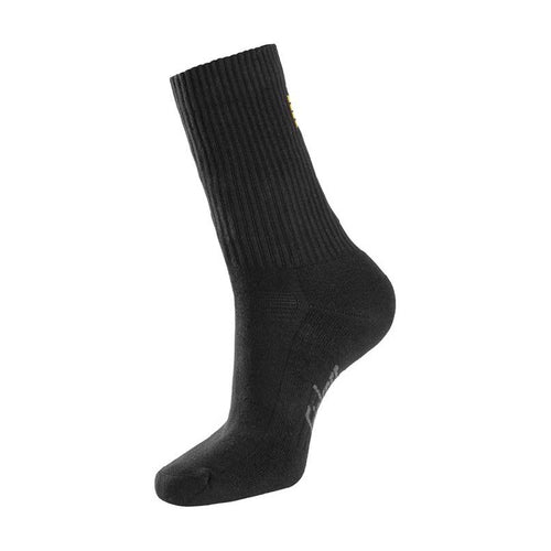 Snickers cotton socks in black, 3 pack
