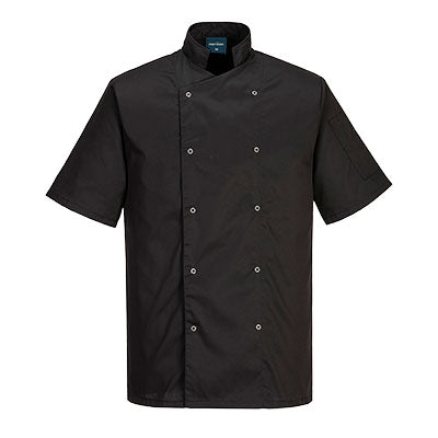 C733 - Chef's Cumbria Jacket S/S Black