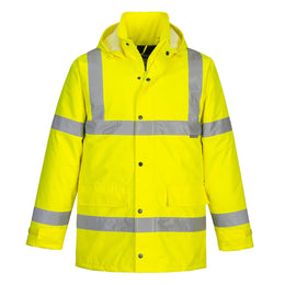 Portwest S460 hi vis winter traffic jacket in yellow