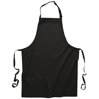 S841 - Polycotton Bib Apron Black