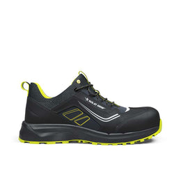 Solid Gear Adapt Low safety trainer in black with yellow trim