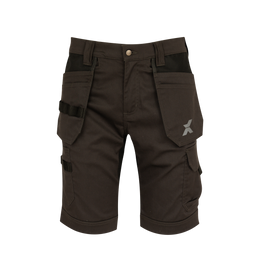 Xpert Pro stretch work short in grey and black