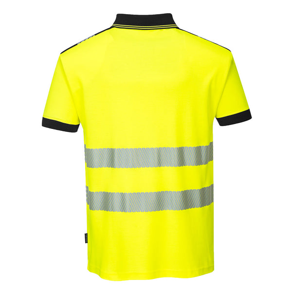 T180 - PW3 Hi-Vis Cotton Comfort Short Sleeve Polo Shirt
